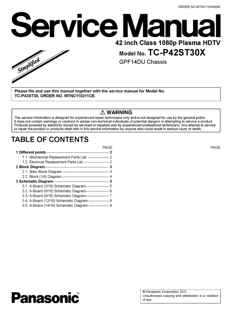 Panasonic TC-P42ST30X User manual
