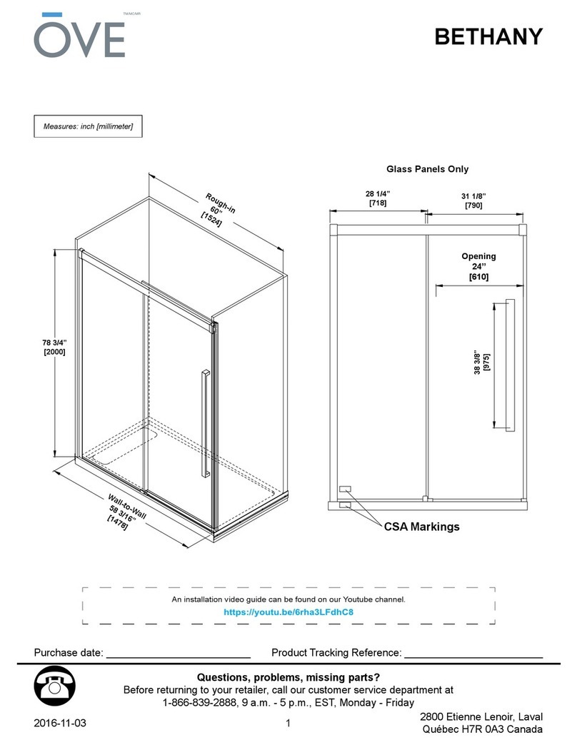 OVE BETHANY manual
