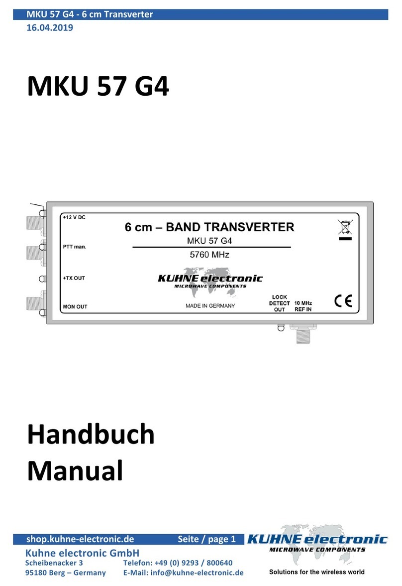Kuhne electronic MKU 57 G4 manual