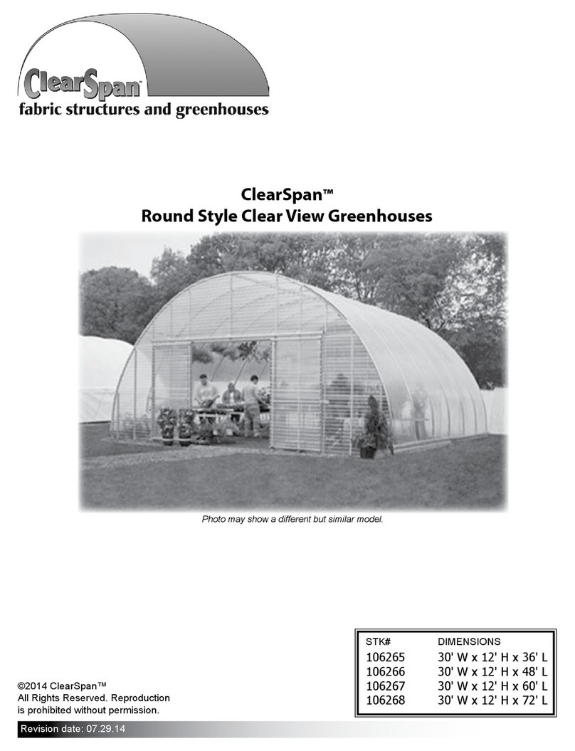 ClearSpan 106265 User manual