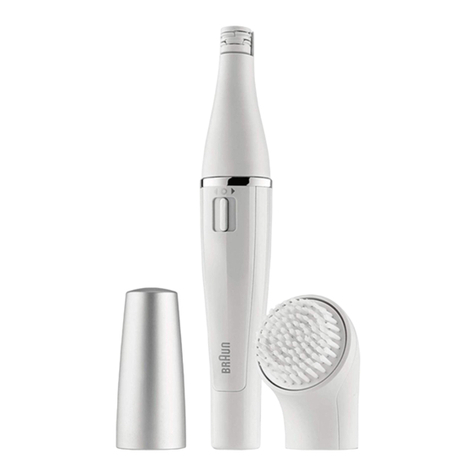 Braun Face 813 User manual