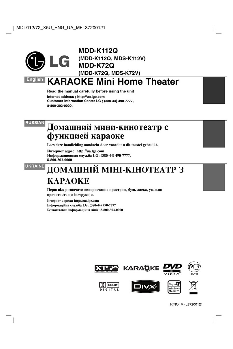 LG MDD-K112Q User manual