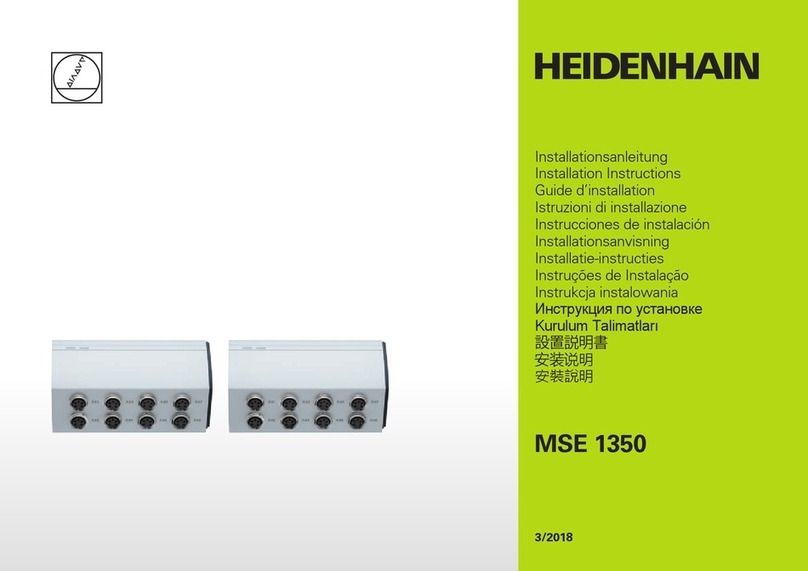 HEIDENHAIN MSE 1350 installation instructions