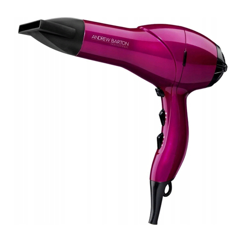 Andrew Barton SALON PRO-DRY 5568ABBU manual