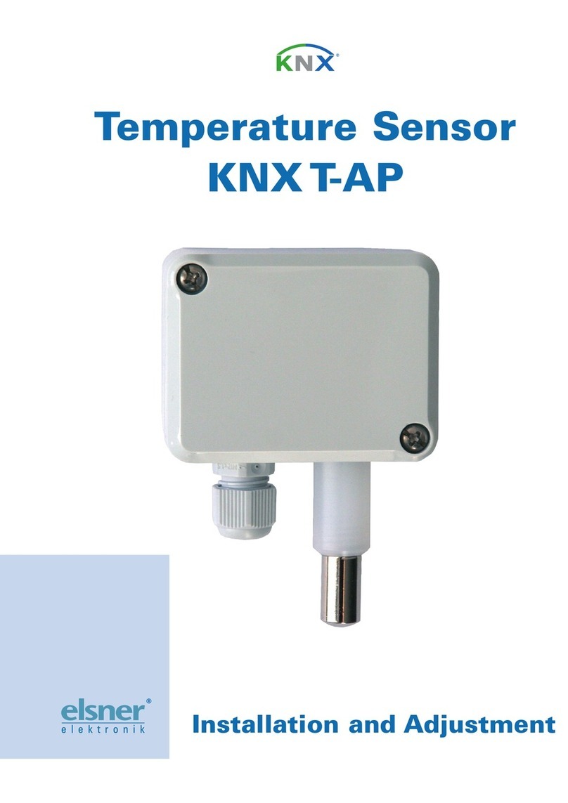 elsner elektronik KNX T-AP Installation and adjustment