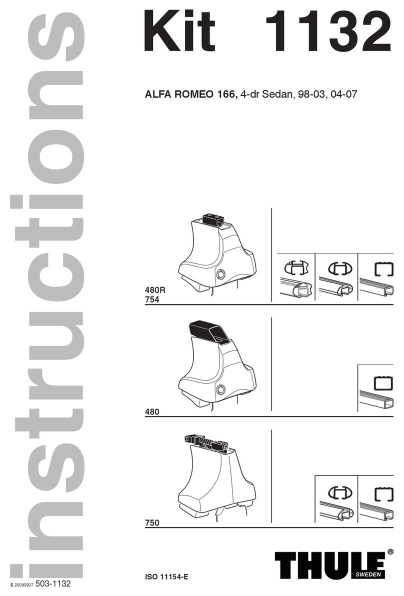 Thule 1132 User manual