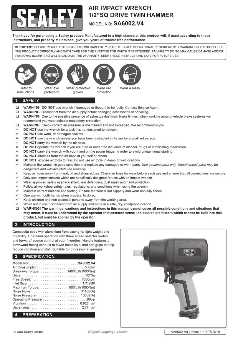 Sealey SA6002.V4 User manual