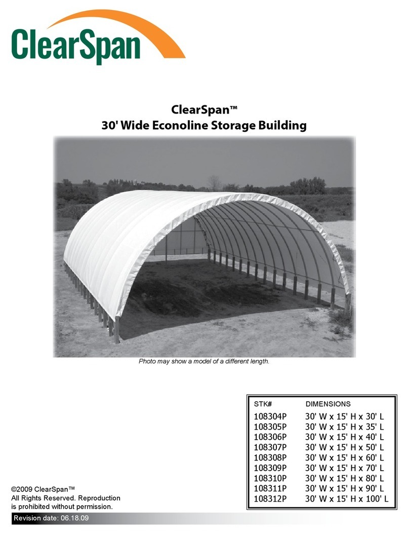 ClearSpan 108304P instructions