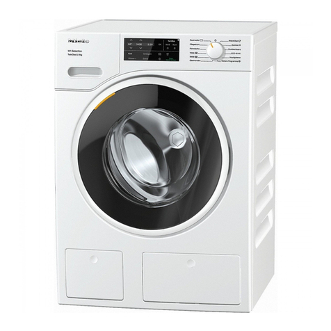 Miele WSG 663 Series User manual