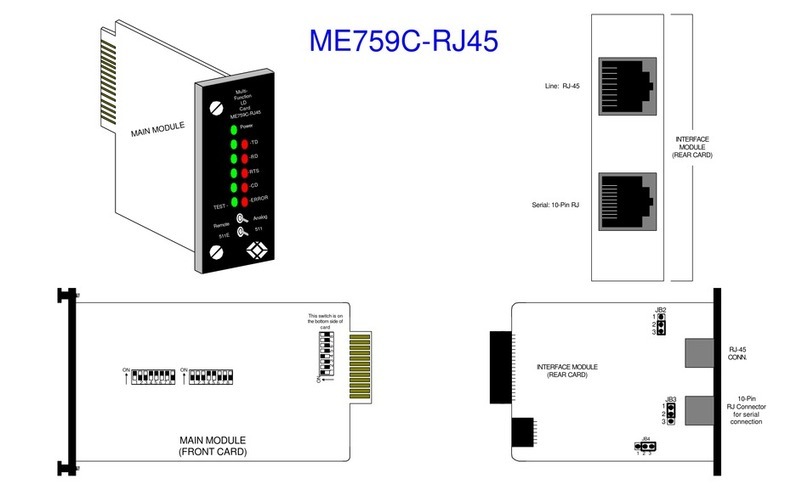 Black Box ME759C-RJ45 User manual