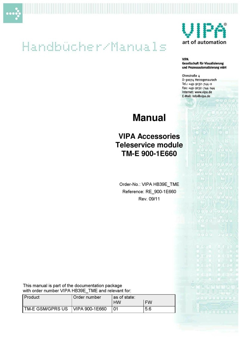 VIPA TM-E 900-1E660 User manual