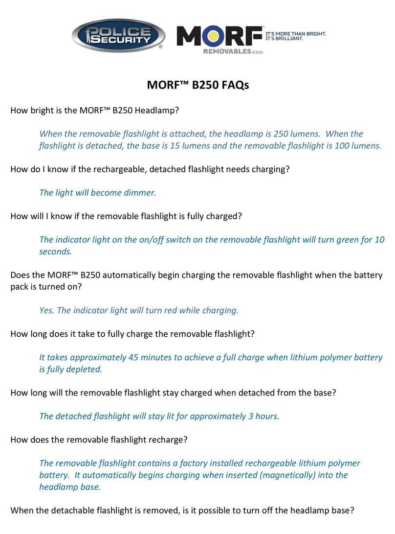 Police Security MORF B250 Faqs