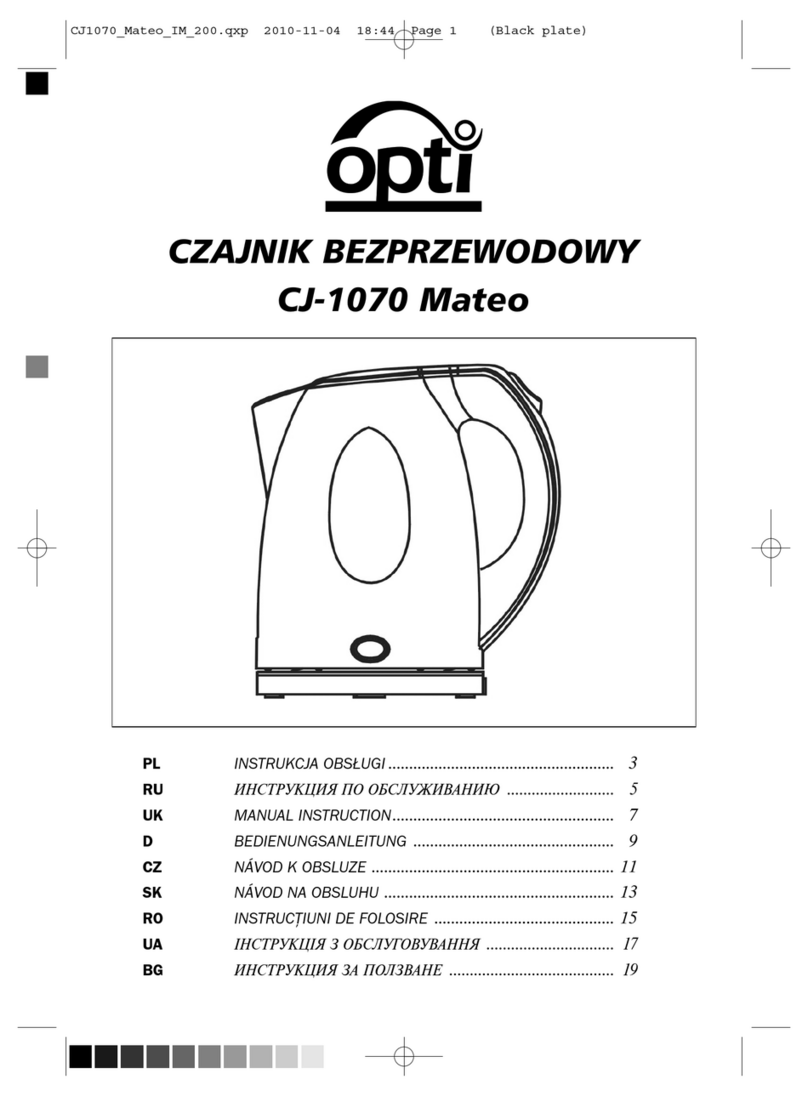 OPTi CJ-1070 Mateo Manual instruction