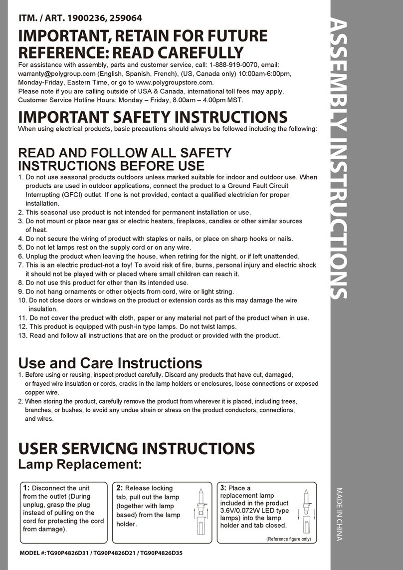 Polygroup TG90P4826D31 User manual