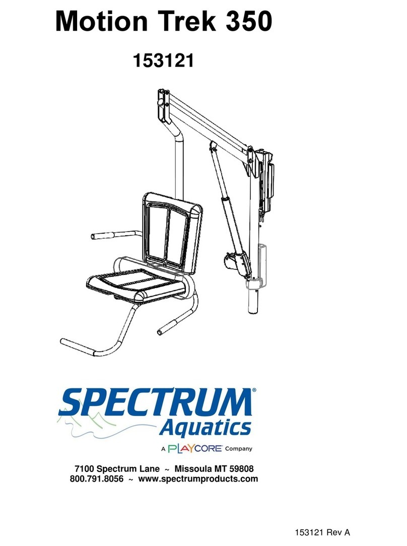 Playcore Spectrum Aquatics Motion Trek 350 manual