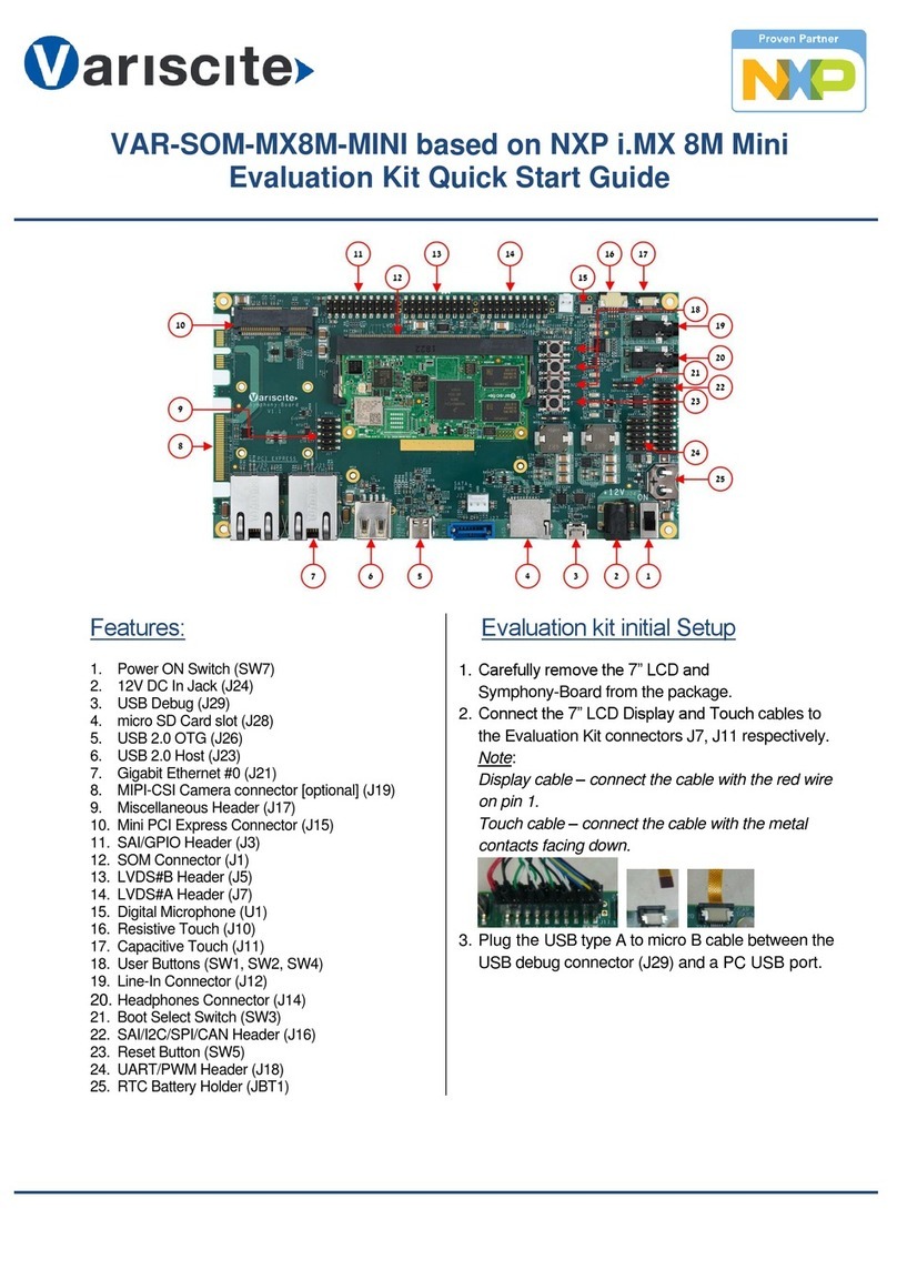 Variscite VAR-SOM-MX8M-MINI User manual Variscite VAR-SOM-MX8M-MINI User manual