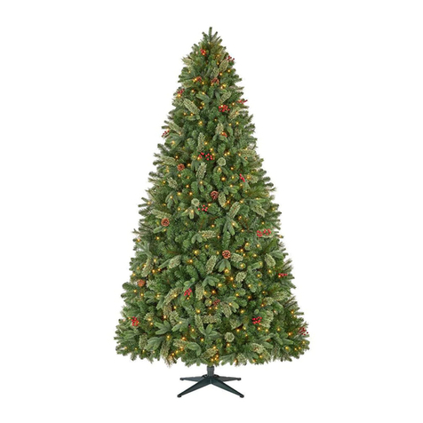 Home Accents Holiday TG76M3P08D24 manual