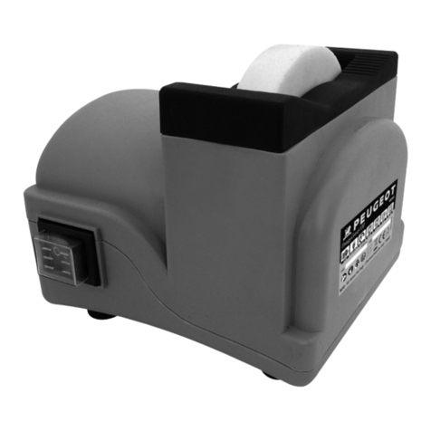 PEUGEOT EnergyGrind-100 Installation and operating instructions