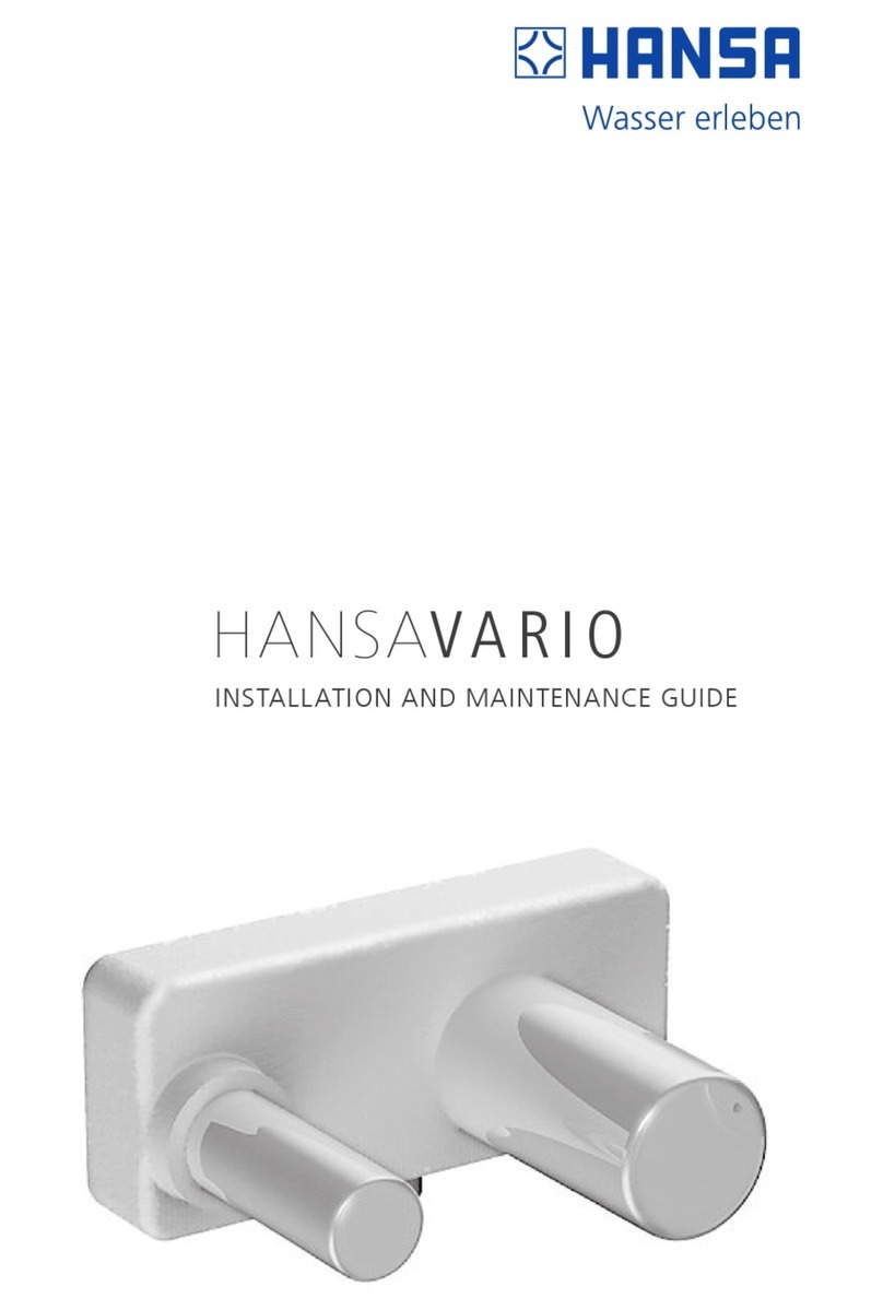 Oras HANSA VARIO 5786 0100 Installation and maintenance guide Oras HANSA VARIO 5786 0100 Installation and maintenance guide