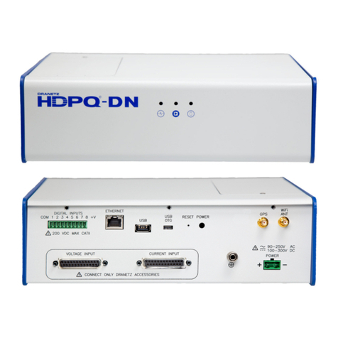 Dranetz HDPQ-DN-MZP User manual Dranetz HDPQ-DN-MZP User manual