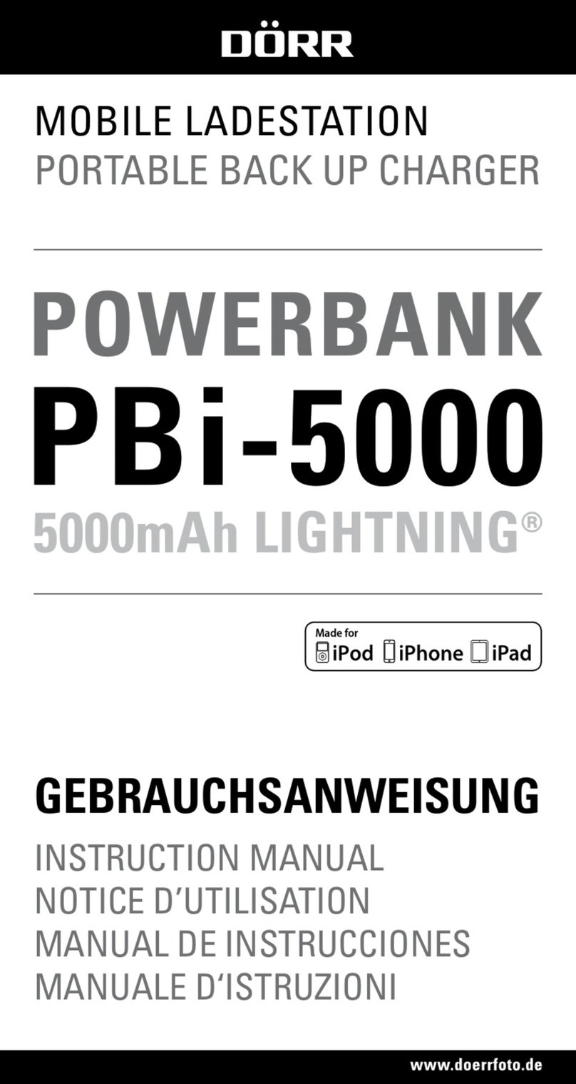 DÖRR Powerbank PBi-5000 instruction manual