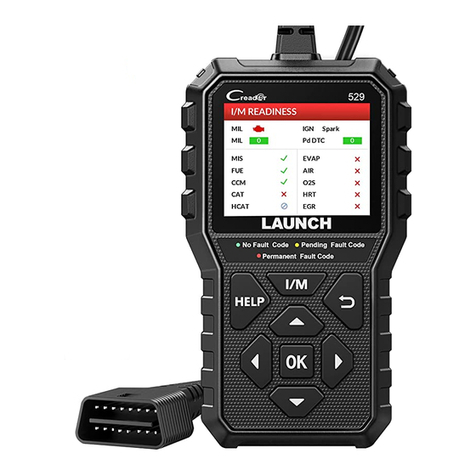 Launch Creader 529 User manual