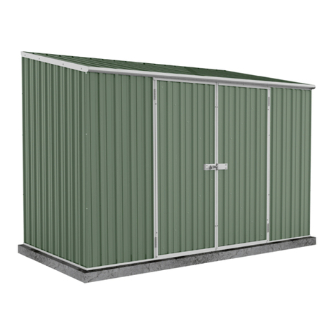 ABSCO SHEDS 30152SECOK Assembly & instruction manual