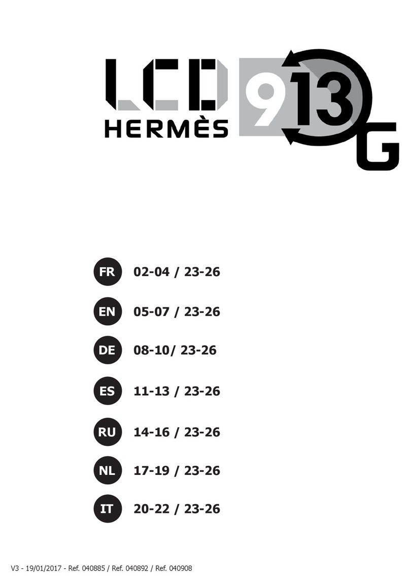 Tool it HERMES LCD 9.13G User manual