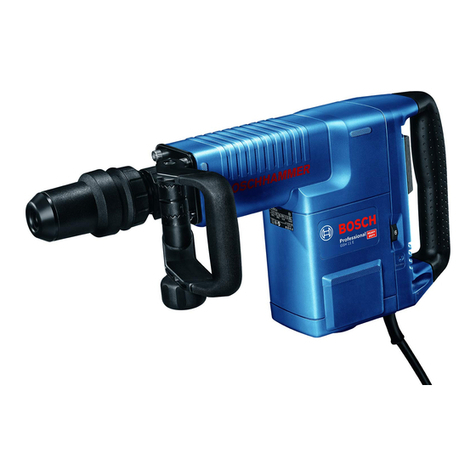 Bosch GSH 11 E Setup guide