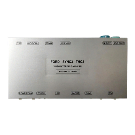 GU Electronic FORD SYNC3 THC2 instruction manual