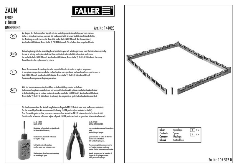 Faller 144023 manual