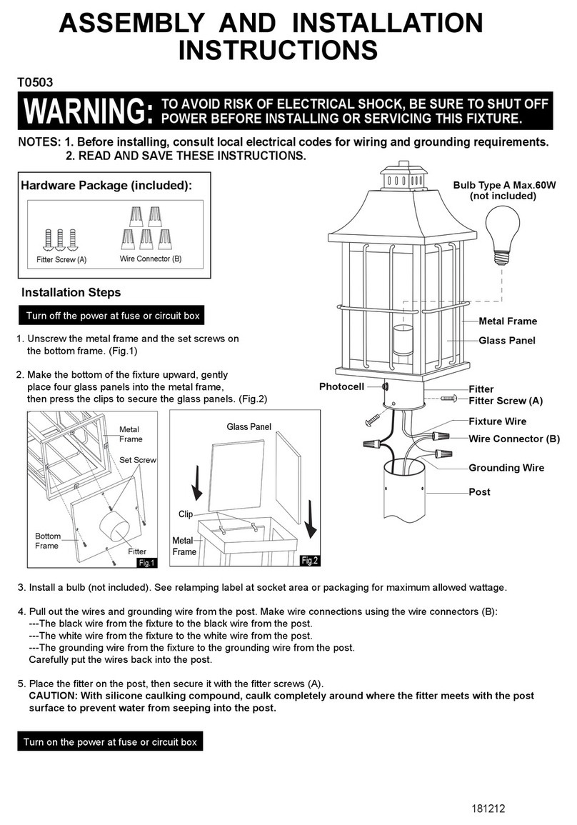 Vaxcel T0503 Instruction manual
