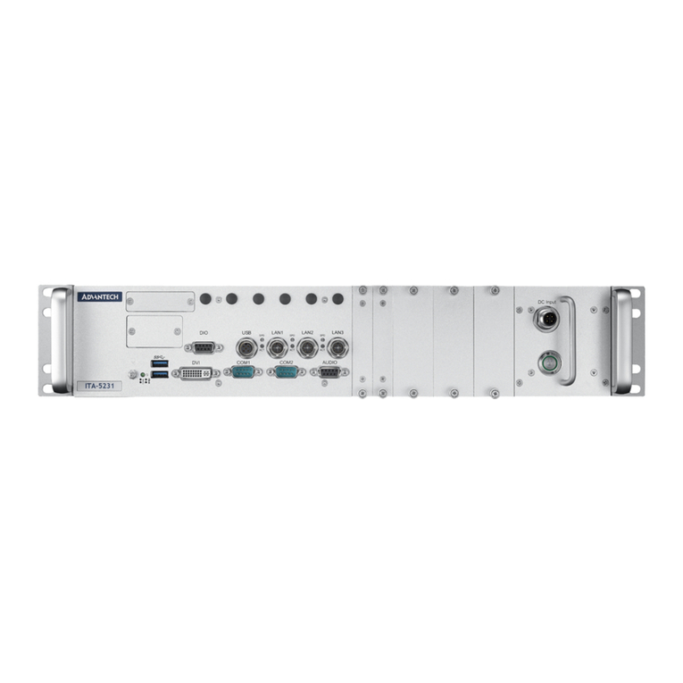 Advantech ITA-5231 Series Installation and operation manual