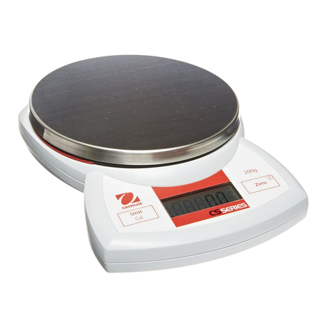 OHAUS CS Series quick start