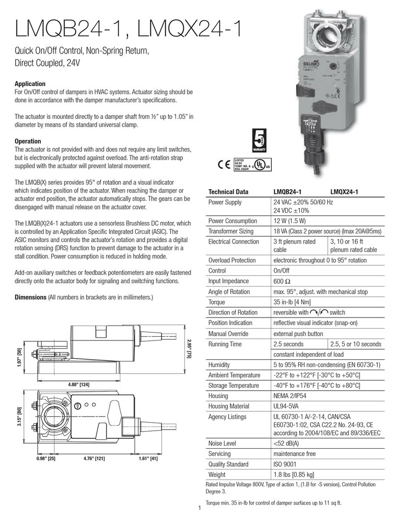 Belimo LMQB24-1 manual