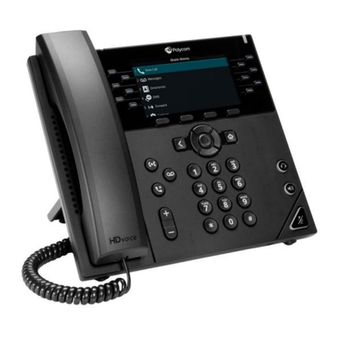 Polycom VVX-450 Series User manual Polycom VVX-450 Series User manual