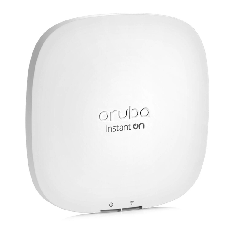 Aruba Instant On AP22 User manual Aruba Instant On AP22 User manual