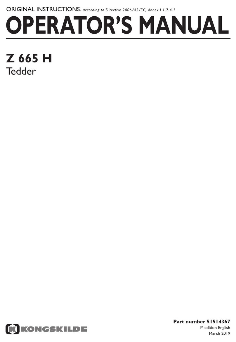 Kongskilde Z 665 H User manual