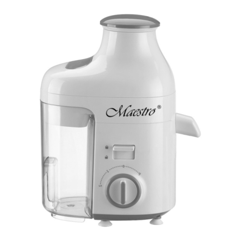 Maestro MR801 owner's manual