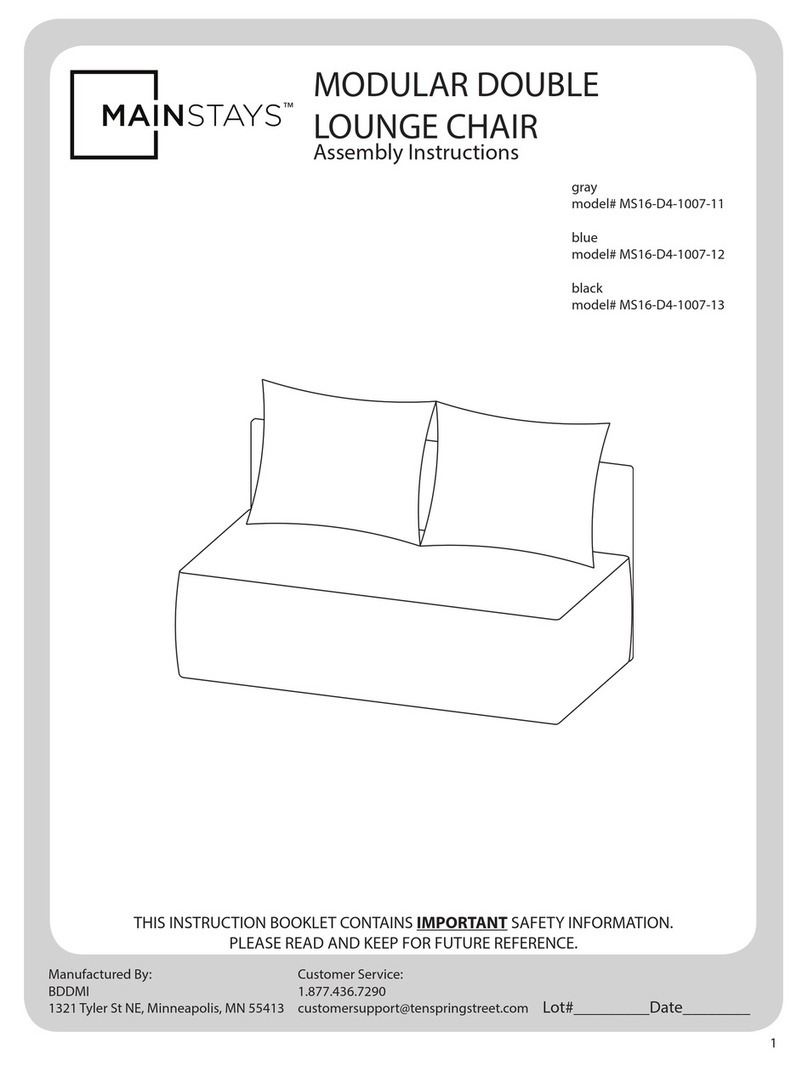 Mainstays MS16-D4-1007-11 Assembly instructions