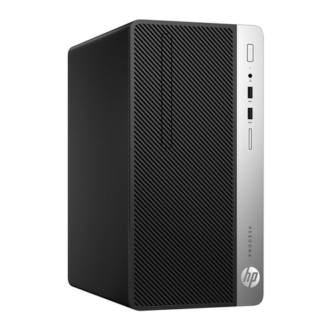 HP EliteDesk 480 G4 Installation instructions
