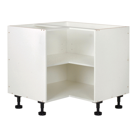 Kaboodle corner base cabinet quick start guide