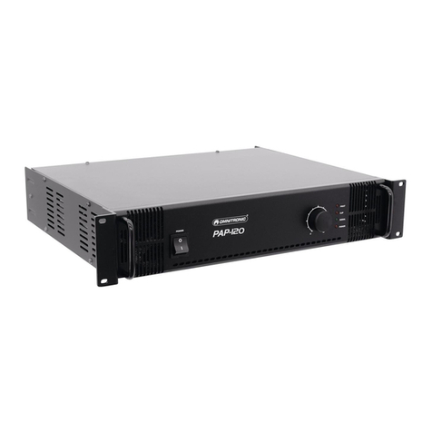 Omnitronic PAP Series user manual