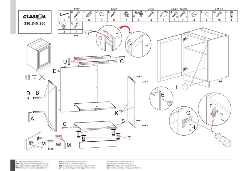 Classen S30 Programming manual