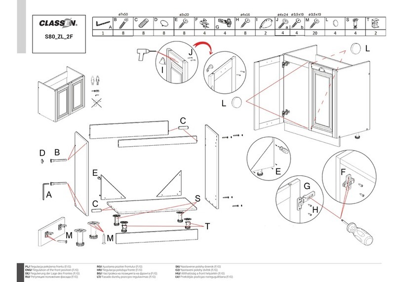Classen S80_ZL_2F Assembly and installation instructions