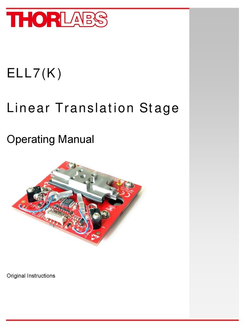 THORLABS ELL7 User manual
