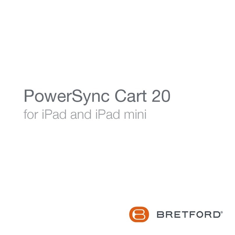 Bretford PowerSync Cart 20 quick start guide