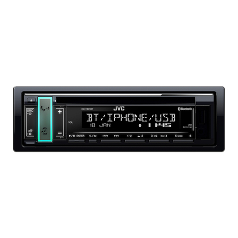 JVC KD-T801BT User manual
