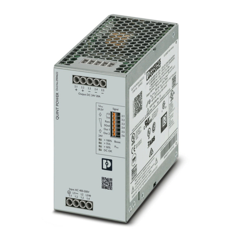 Phoenix Contact QUINT4-PS/3AC/24DC/20 User manual