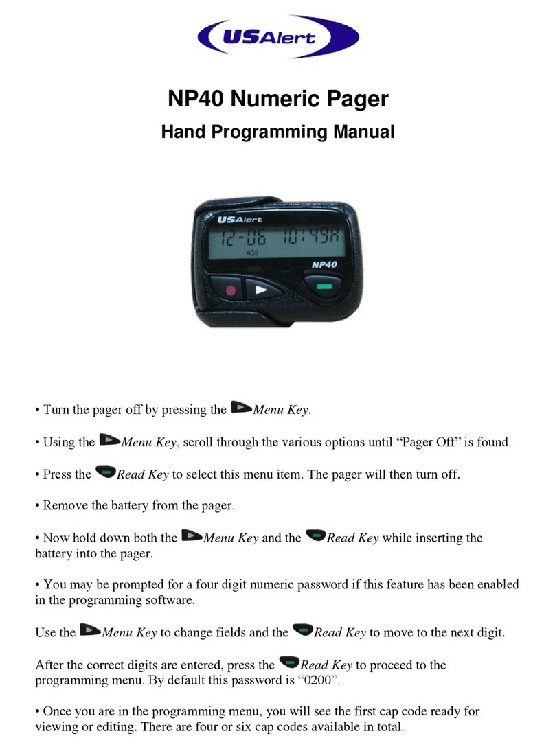 US Alert NP40 Owner's manual